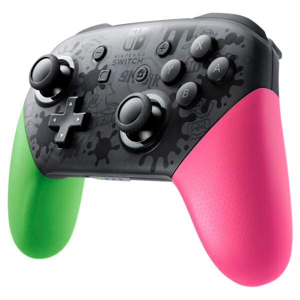 Nintendo Joy-Con Pro Controller Splatoon 2 Edition, Inalámbrico, Multicolor para Nintendo Switch