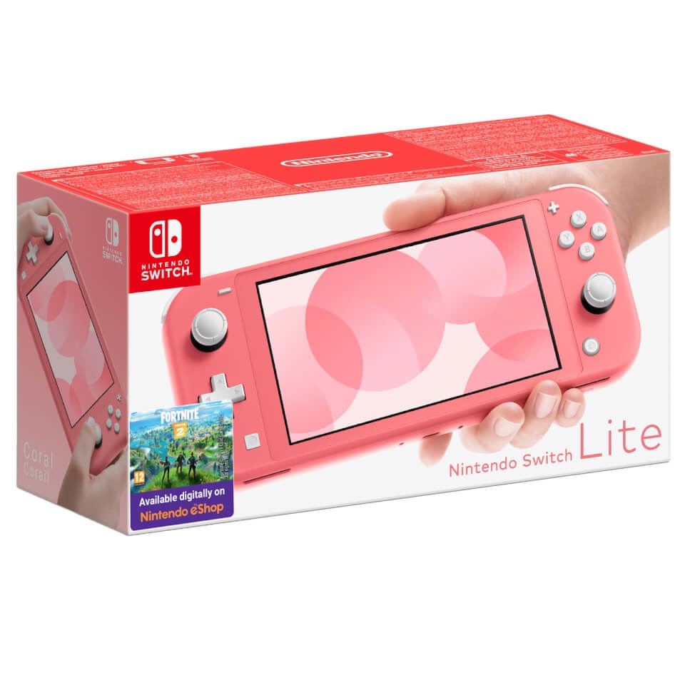 Nintendo Switch Lite, 32GB, WiFi, Coral