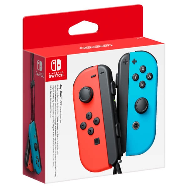 Nintendo Joy-Con, Inalámbrico, Azul/Rojo, para Nintendo Switch