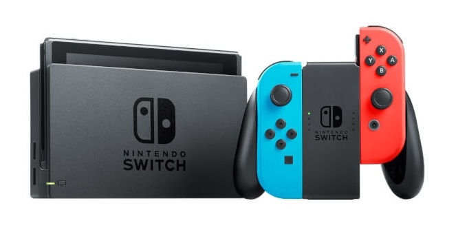 Nintendo Switch Neon Blue and Red Joy, 32GB, WiFi, Gris