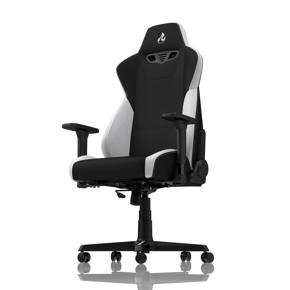 Nitro Concepts Silla Gamer S300, hasta 135kg, Negro/Blanco