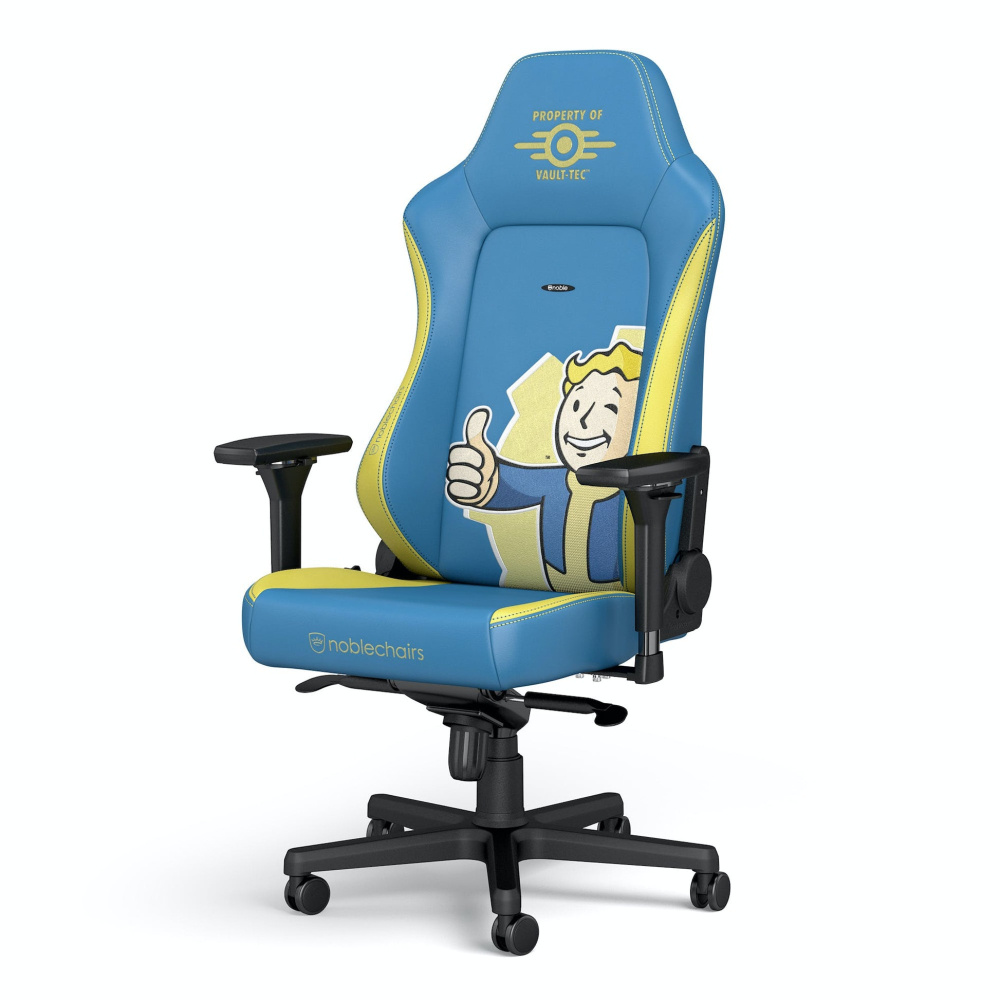 Noblechair Silla Gamer HERO Fallout Vault-Tec, hasta 150Kg, Multicolor