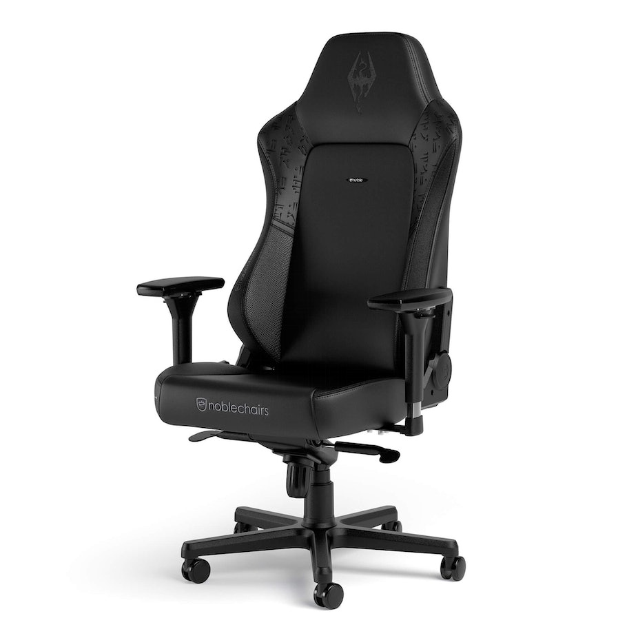 Noblechairs Silla Gamer Hero The Elder Scrolls V: Skyrim, hasta 150kg, Negro