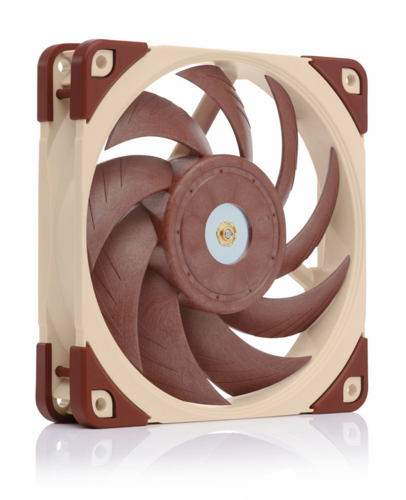 Ventilador Noctua NF-A12X25 LS-PWM, 120mm, 1200RPM, Beige/Café 