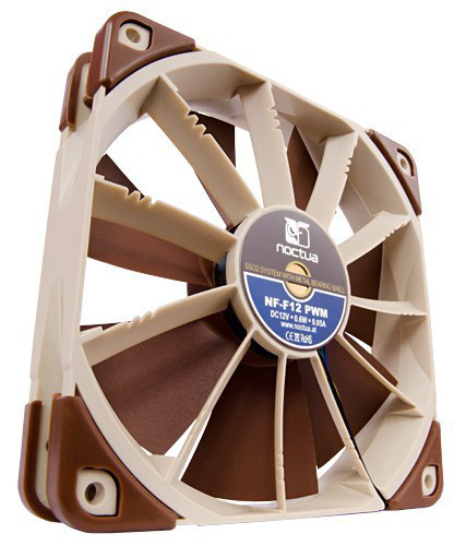 Ventilador Noctua NF-F12 PWM, 120mm, 1500RPM