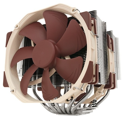 Disipador CPU Noctua NH-D15, 140mm, hasta 1500RPM, Café/Plata 