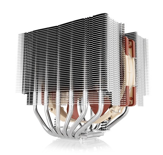 Disipador CPU Noctua NH-D15S, 140mm, hasta 1500RPM, Café/Plata 