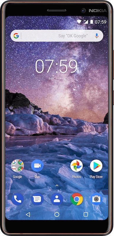 Nokia 7 Plus 6", 2160 x 1080 Pixeles, 3G/4G, Android 9, Negro/Cobre