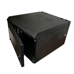 North System Gabinete de Pared 6U, hasta 45Kg, Negro