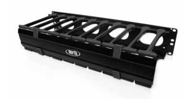 North System Organizador Horizontal para Rack, 2U, Negro