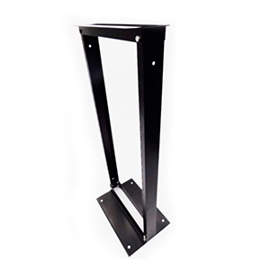 North System Rack Abierto de Aluminio 4' x 19'', 21U, Negro (sólo Postes)