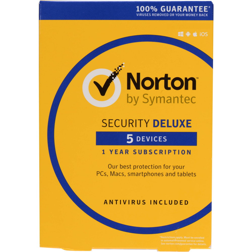 Norton LifeLock Security Plus Español, 5 Usuarios, 1 Año, Windows/Mac/Android/iOS