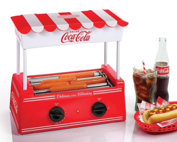 Nostalgia Maquina de Hot-Dogs Coca-Cola, 280W, Rojo/Blanco