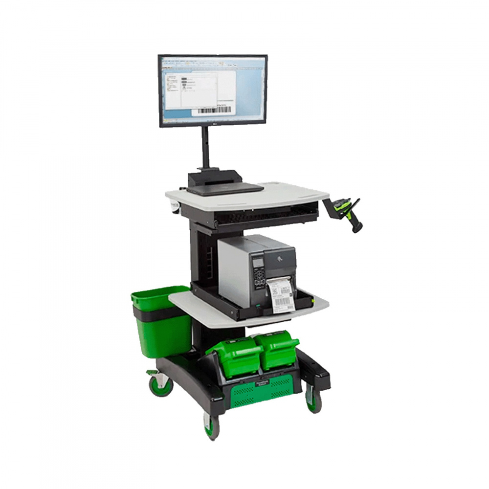Nwc Estación de Trabajo de Pie y Sentado NB300NU2-S, hasta 20kg, para Monitor de 32"