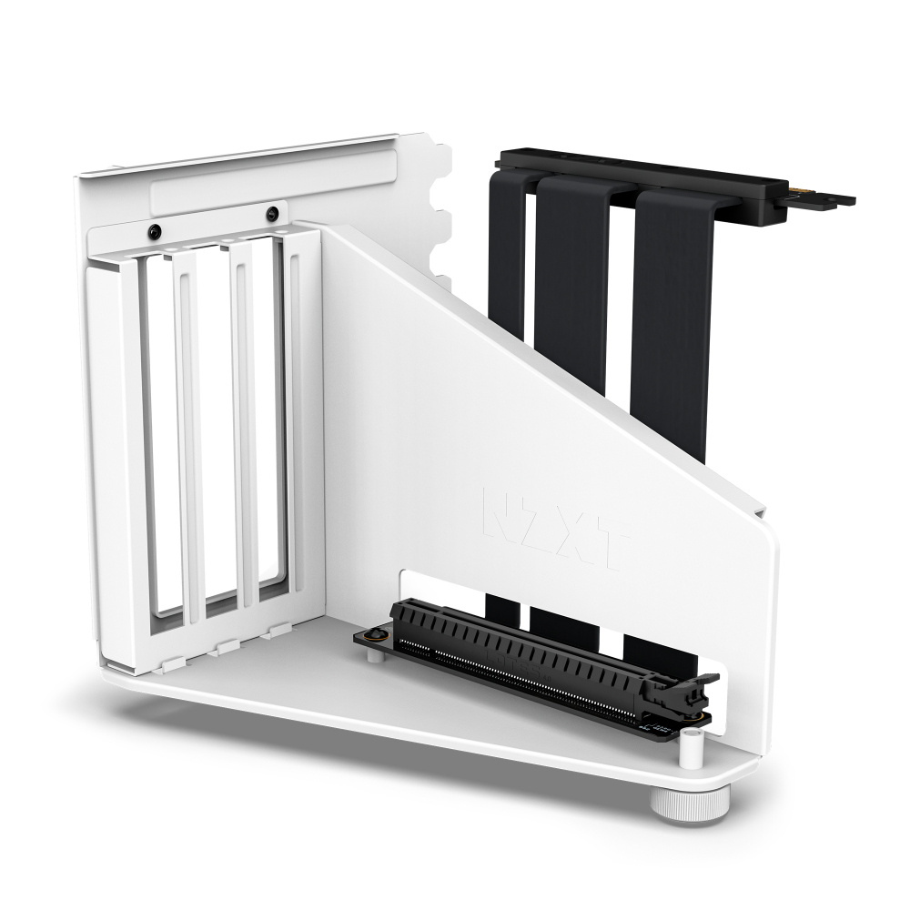 NZXT Kit de Soporte de Tarjeta Gráfica Vertical, PCIE 4.0, Blanco/Negro, para H5/H7