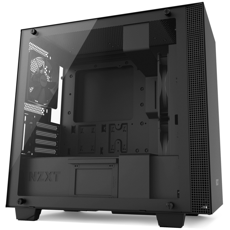 Gabinete NZXT H400 con Ventana, Mini-Tower, Mini-ITX/MicroATX, USB 3.0, sin Fuente, Negro