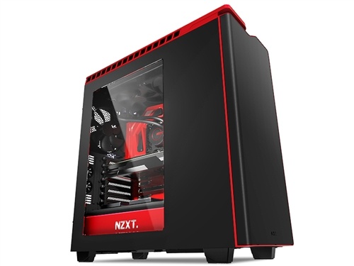 Gabinete NZXT H440, ATX/micro-ATX/mini-ITX, 2x USB 2.0, 2x USB 3.0, Negro/Rojo, sin Fuente
