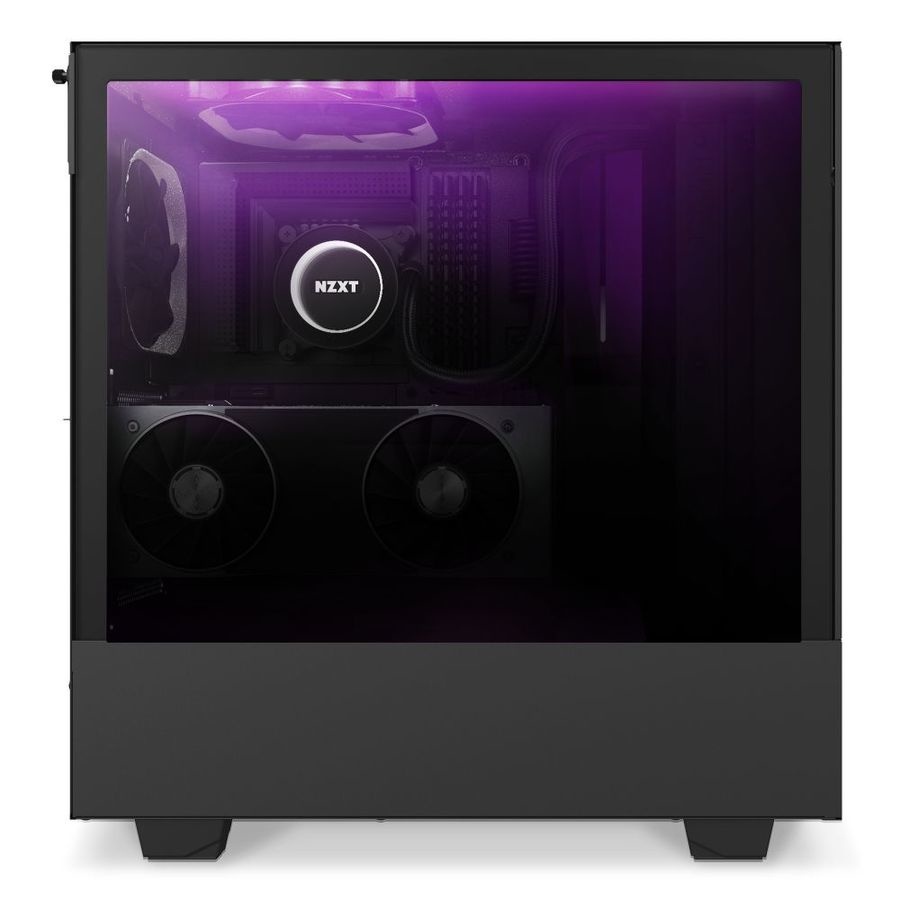 Gabinete NZXT H510 Elite, Midi-Tower, ATX/Micro-ATX/Mini-ITX, USB 3.0, sin Fuente, 4 Ventiladores Instalados, Negro 