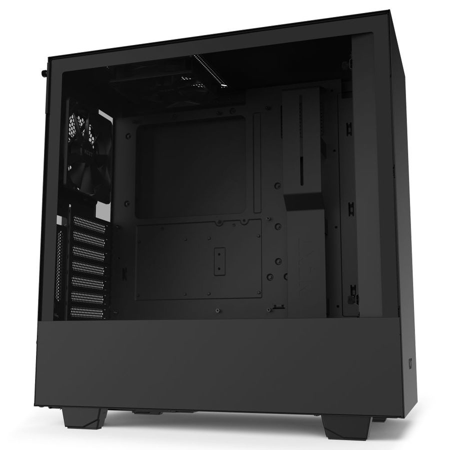Gabinete NZXT H510i con Ventana, Midi-Tower, ATX/Micro-ATX/Mini-ATX, sin Fuente, 2 Ventiladores Aer F Instalados, Negro