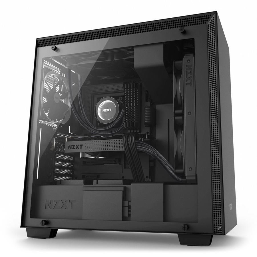 Gabinete NZXT H700 con Ventana, Midi-Tower, ATX/Micro-ATX/Mini-ATX, USB 2.0, Sin Fuente, Negro