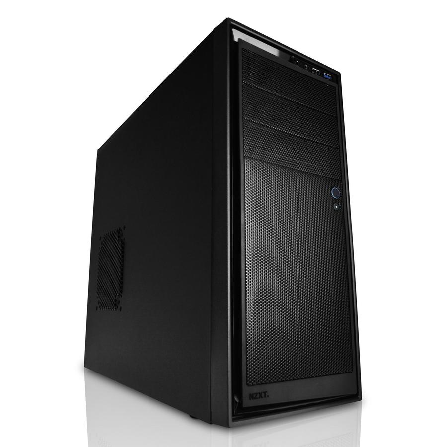 Gabinete NZXT Source 220, Ventiladores LED Azul, Midi-Tower, ATX/micro-ATX, USB 3.0, sin Fuente, Negro
