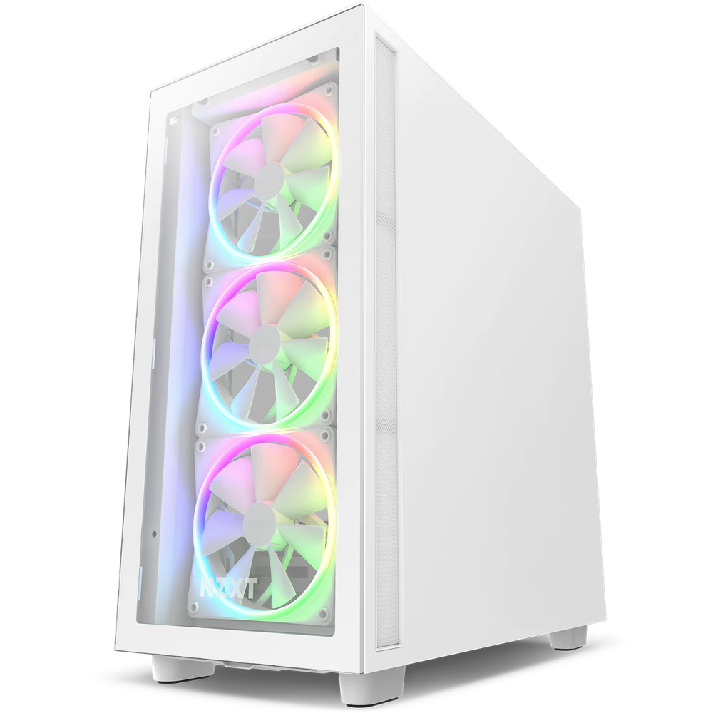 Gabinete NZXT H7 Elite, Midi-Tower, ATX/EATX/Micro-ATX/Mini-ITX, USB 3.0, sin Fuente, 4 Ventiladores Instalados, Blanco