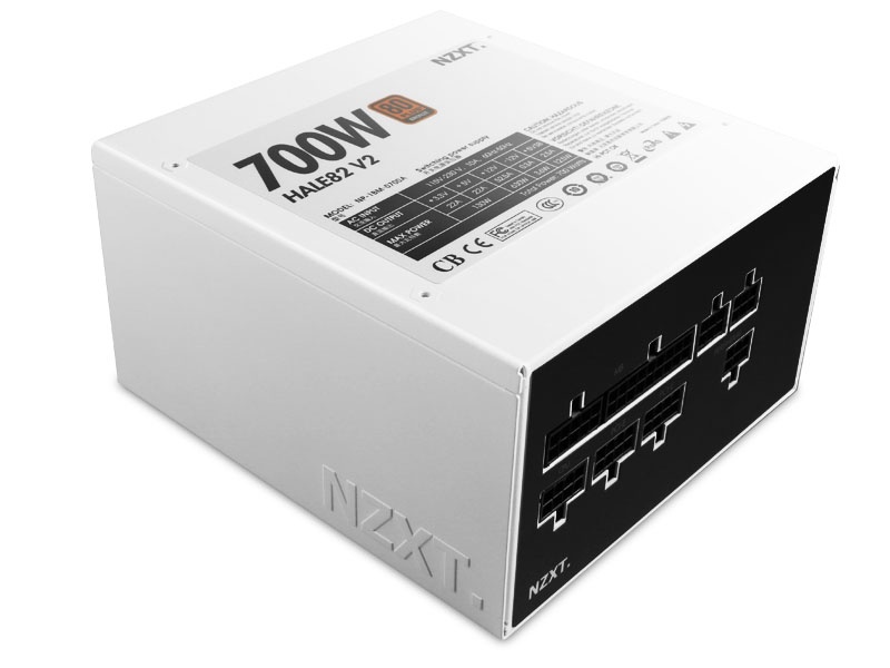 Fuente de Poder NZXT HALE82 v2, 20+4 pin ATX, 700W