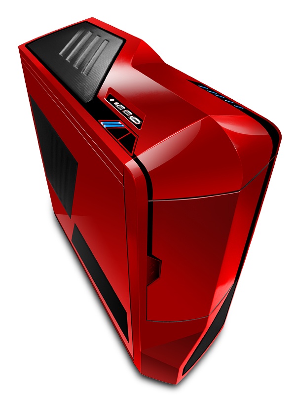 Gabinete NZXT Phantom, Full-Tower, ATX/EATX/micro-ATX, USB 2.0, sin Fuente, Rojo