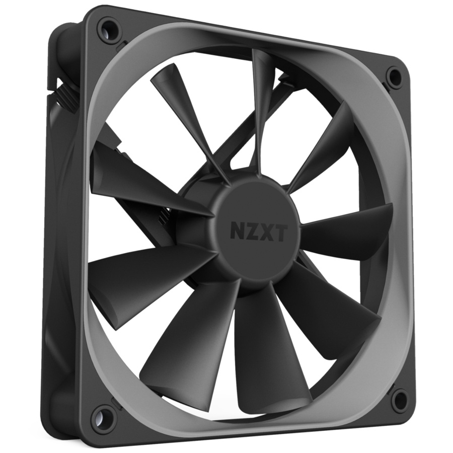 Ventilador NZXT Aer F140, 140mm, 500RPM, Negro