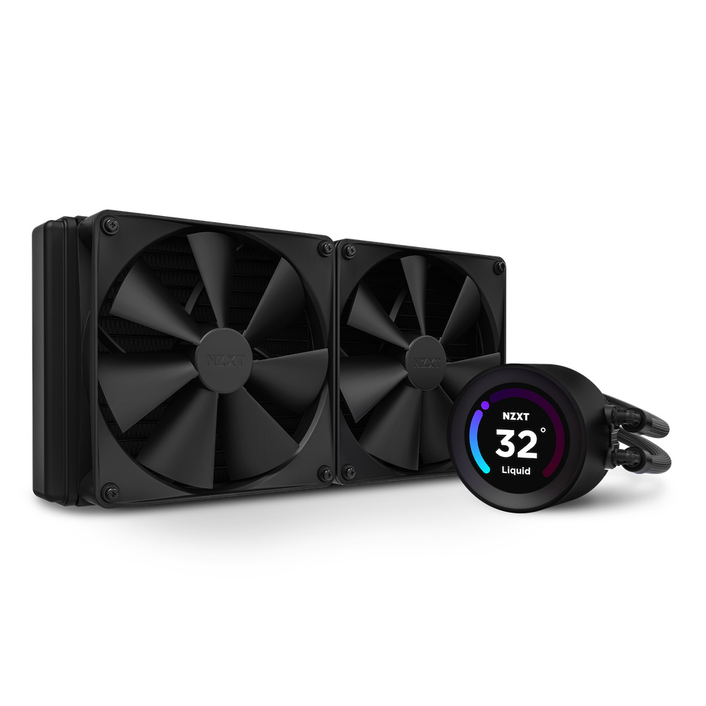 NZXT Kraken Elite 280 Enfriamiento Líquido para CPU, 2x 140mm, hasta 1500RPM, Negro 