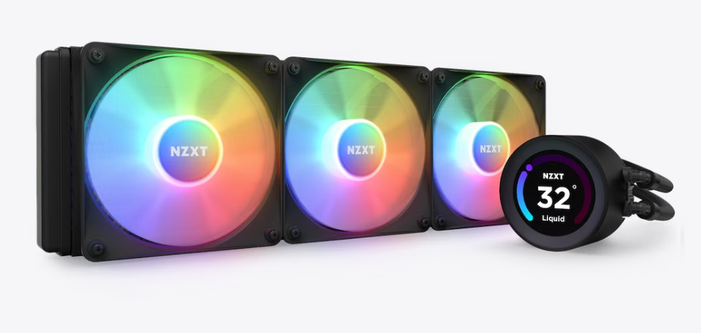 NZXT Kraken Elite 360 RGB Enfriamiento Líquido para CPU, 3x 120mm, hasta 1800RPM, Negro 