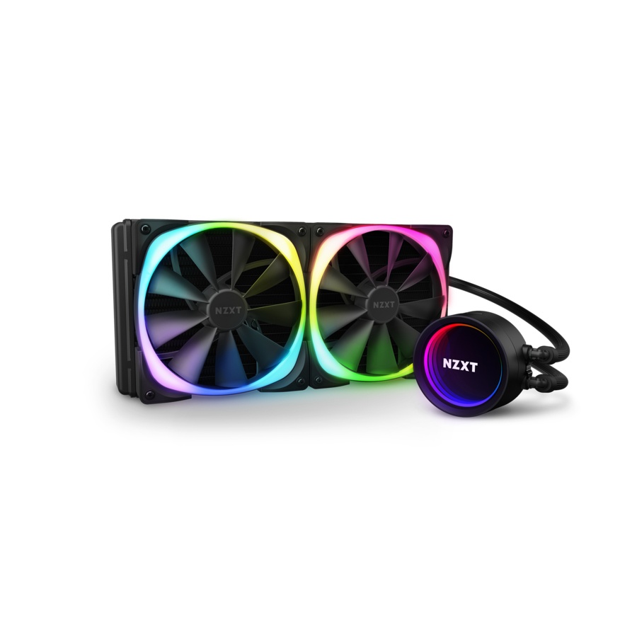 NZXT Kraken X63 RGB Enfriamiento Líquido para CPU, 2x 140mm, 500 - 1500RPM, Negro
