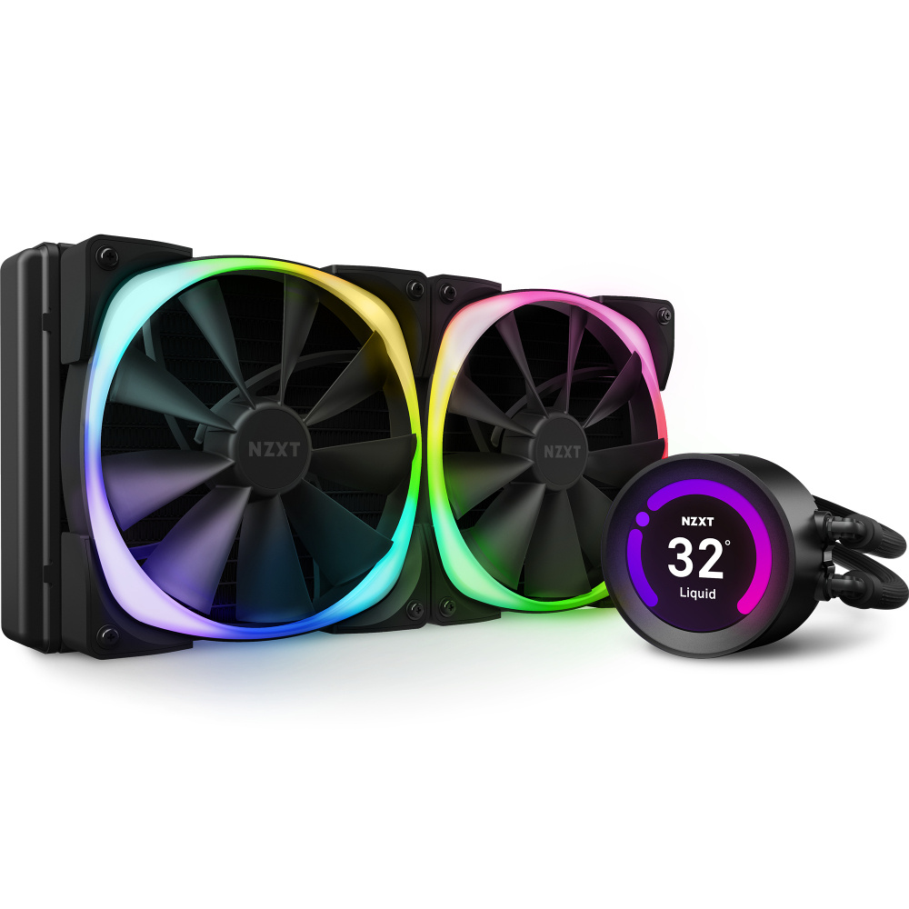 NZXT Kraken Z63 RGB Enfriamiento Líquido para CPU, 2x 140mm, hasta 1500RPM, Negro 