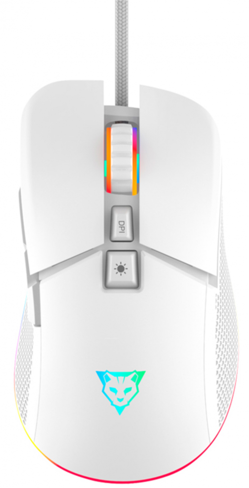 Mouse Gamer Ocelot Gaming Óptico White Pearl, Alámbrico, USB, 7200DPI, Blanco