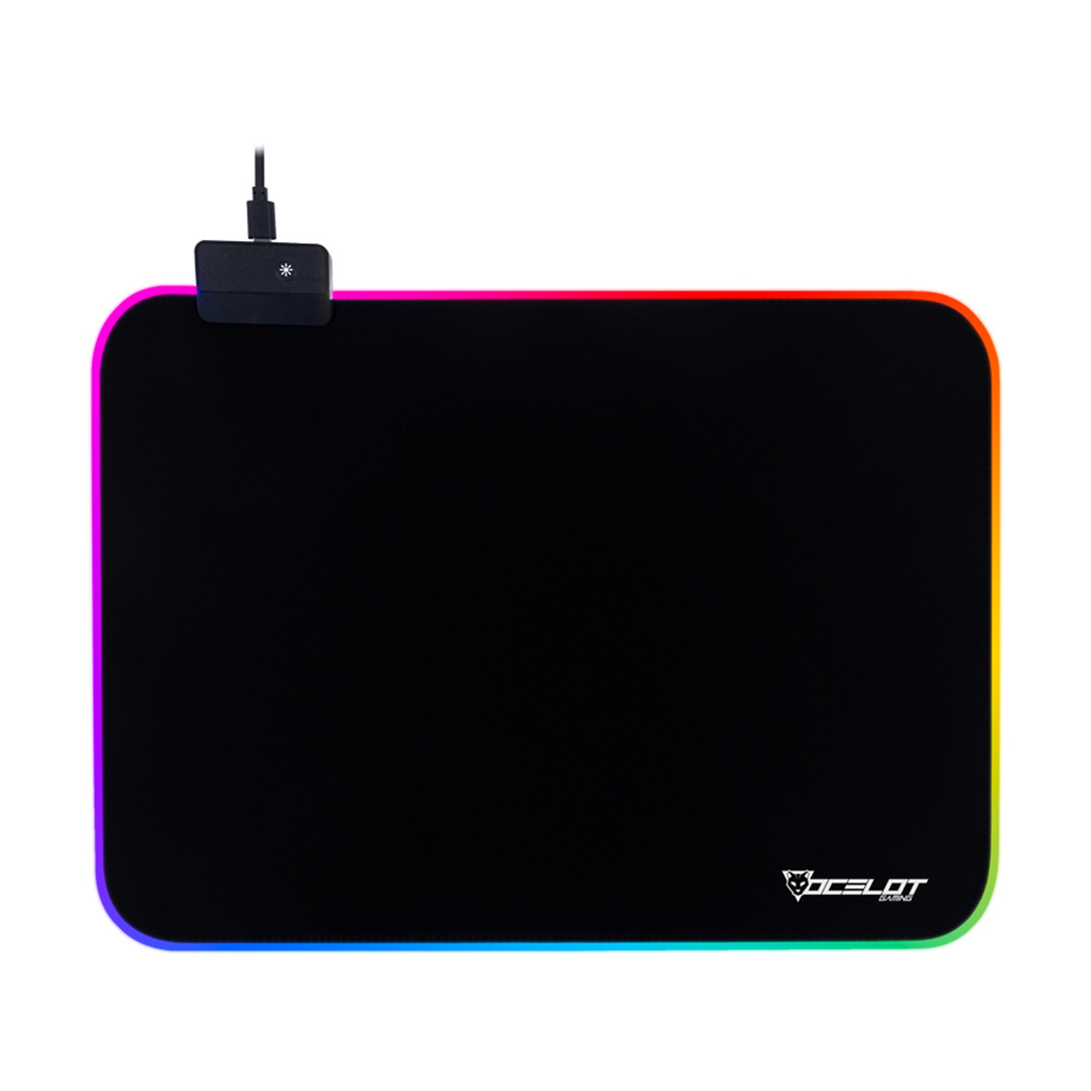 Mousepad Gamer Ocelot Gaming OMP01, 35 x 25cm, Grosor 3mm, Negro