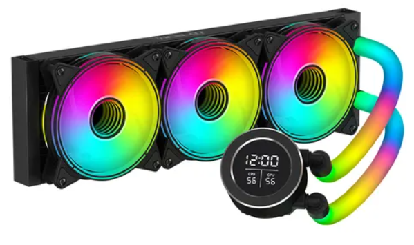 Ocelot Gaming POLAR WAVE Enfriamiento Líquido para CPU, 3x 120mm, hasta 1800RPM, Negro
