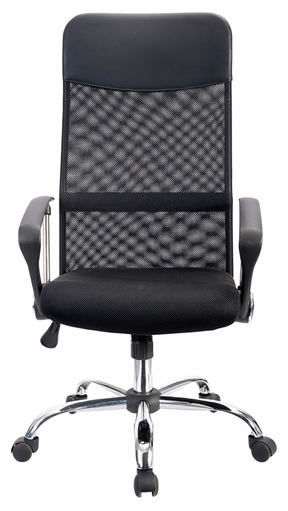 Offiho Silla Ejecutiva Economalla, Respaldo de Malla, Reposabrazos, Negro