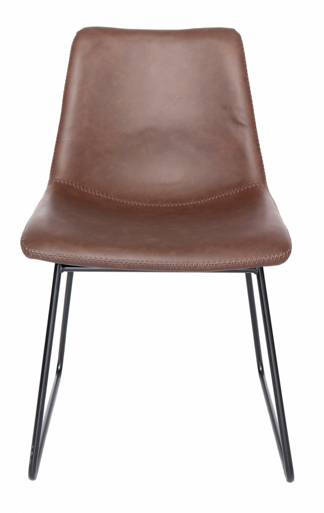 Offiho Silla OHV-56, Respaldo acolchado, Café