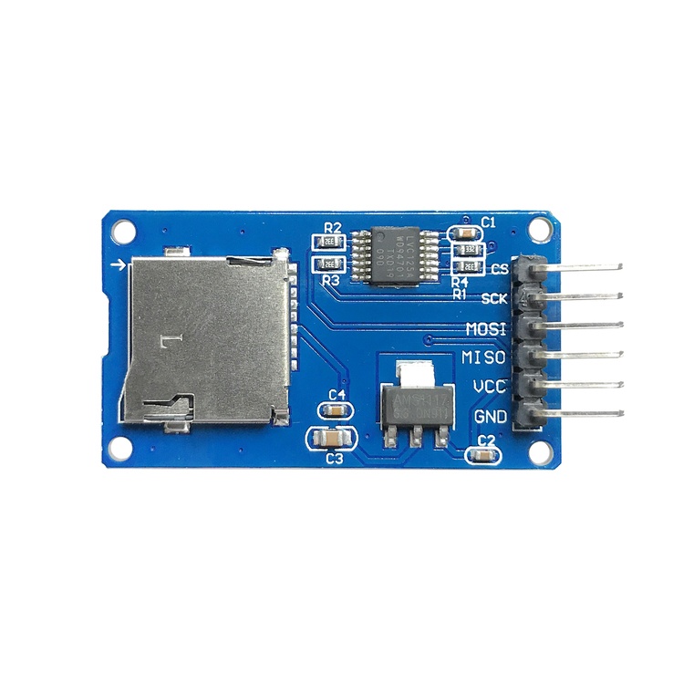 Oky Módulo Micro SD para Placas de Desarrollo Arduino IC-20106, 3.3/5V, Azul