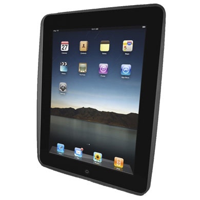 Omega Funda de Silicona para iPad 1 9.7", Negro