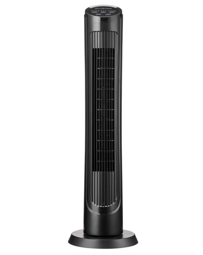 Omnibreeze Ventilador 3333004, 4 Velocidades, 40", Negro 