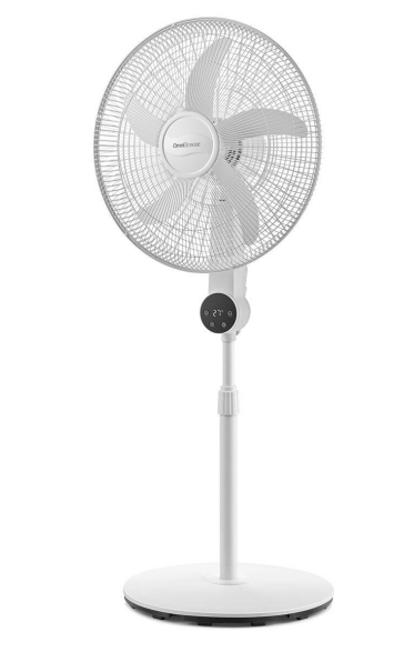 Omnibreeze Ventilador DD2319R-W, 14 Velocidades, 17", Blanco