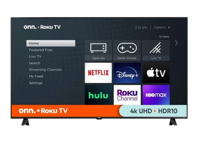 Onn Smart TV LED ONN-65R 65", 4K Ultra HD, Negro