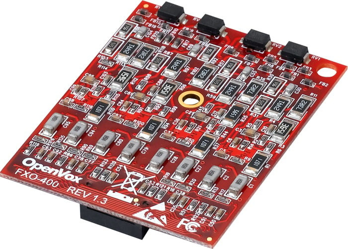 OpenVox Módulo de Expansión FXO-400, 4 Canales FXO, para A810/A1610/A2410