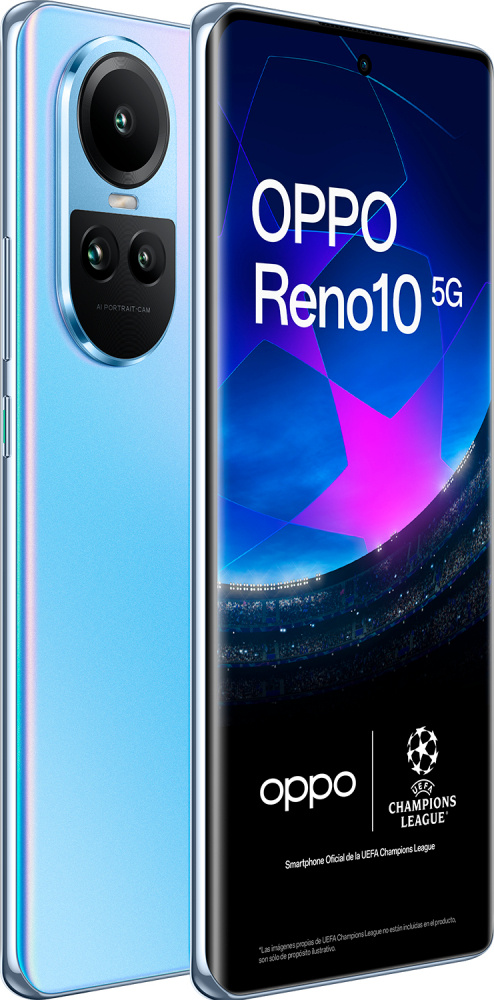 OPPO Reno 10 5G 6.7" Dual SIM, 256GB, 8GB RAM, Azul