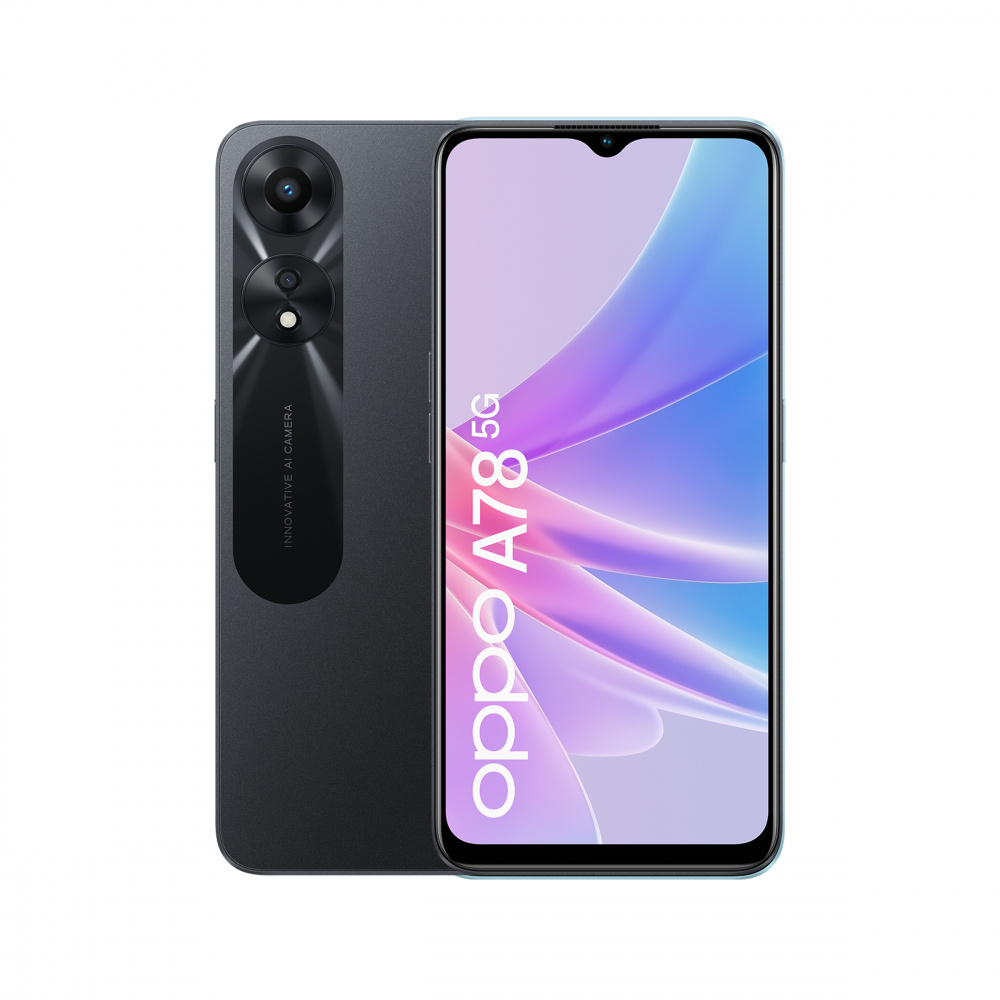 OPPO A78 6.43" Dual Sim, 128GB, 4GB RAM, Negro