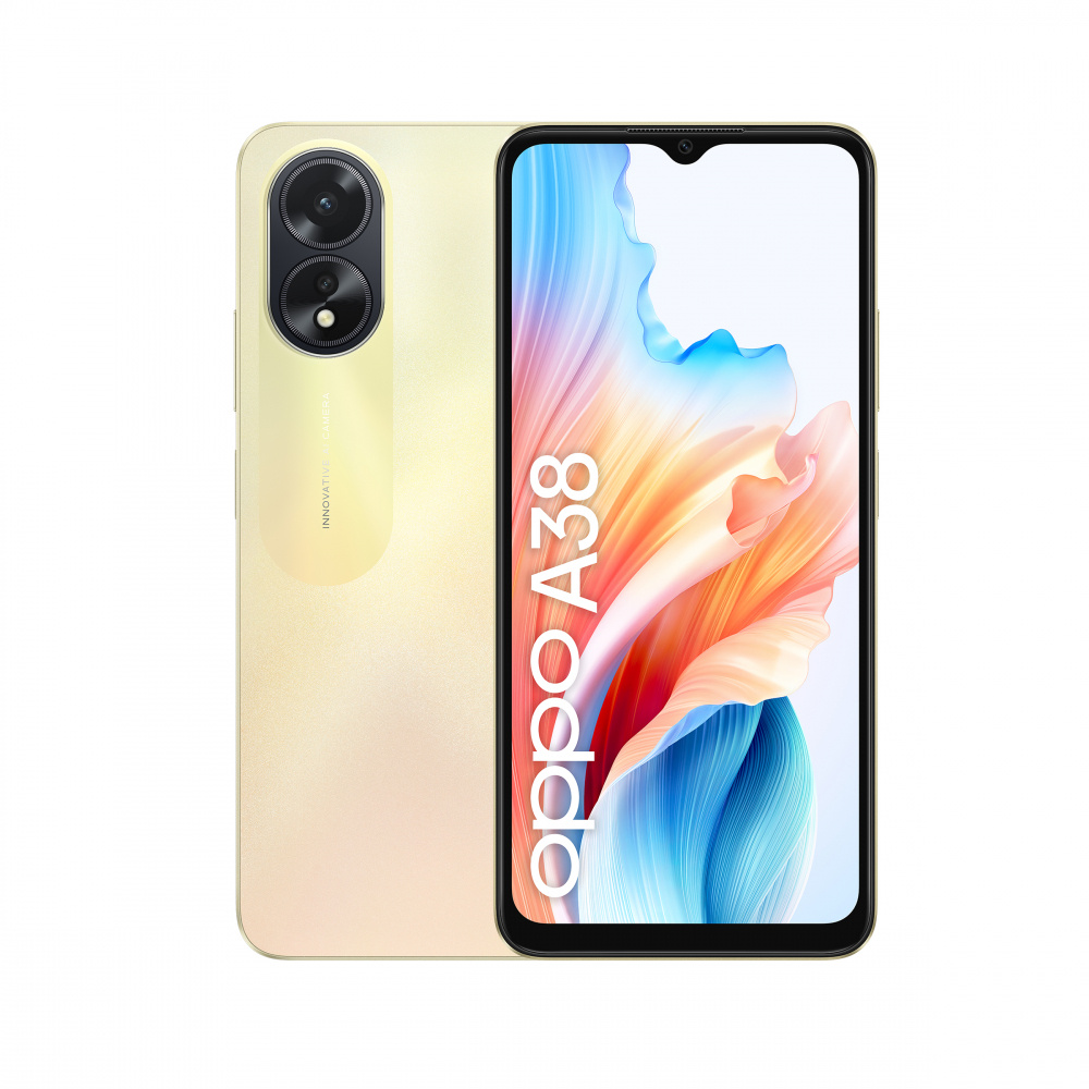 OPPO A38 6.56", 128GB, 4GB RAM, Dorado