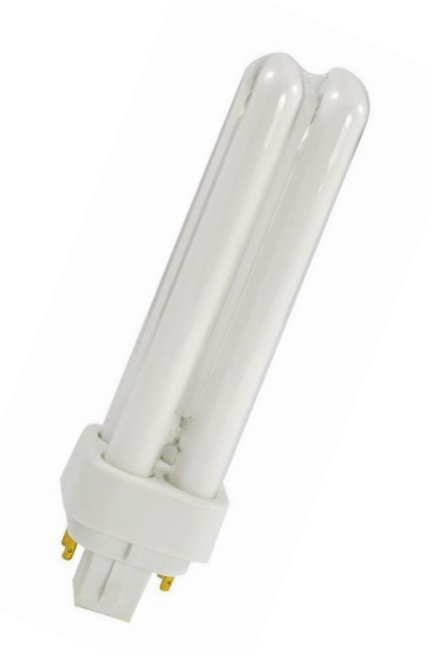Osram Foco Fluorescente Dulux, Luz Blanco Frío, Base Pin, 13W, 900 Lúmenes, Blanco