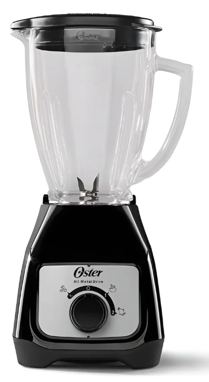 Oster Licuadora BLSTKAGBRD, 1.5 Litros, 800W, 2 Velocidades, Negro