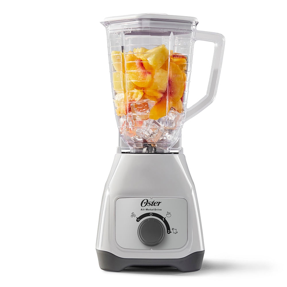 Oster Licuadora BLSTKAPWRD, 1.5 Litros, 2 Velocidades, Blanco